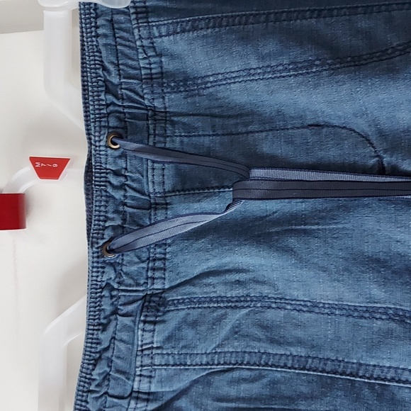 Lee Relaxed Fit Mid Wise Capri jeans blue 10 medium - Picture 3 of 12